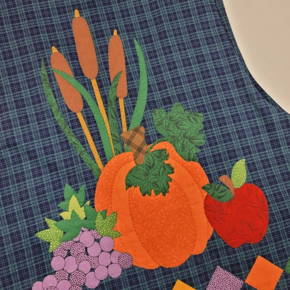 Handmade Fall Harvest Plaid Vest - Picture 6 of 12